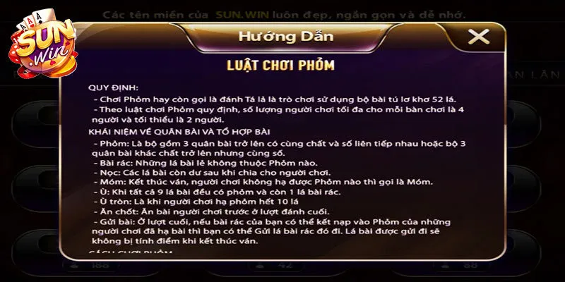 Cẩm nang chơi phỏm Sunwin dễ thắng thưởng