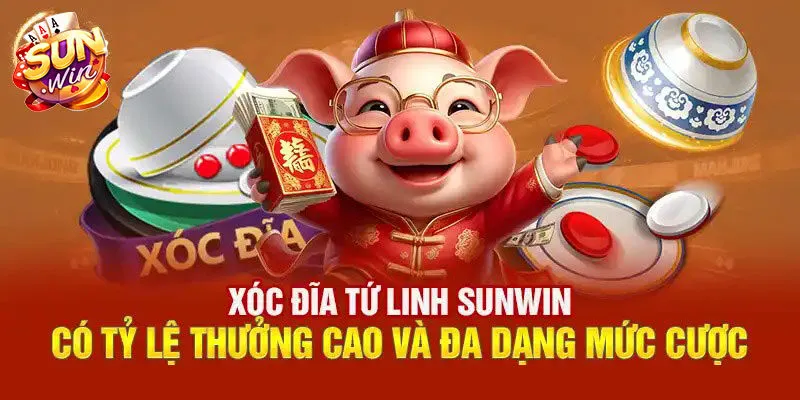 Xóc dĩa tứ linh Sunwin