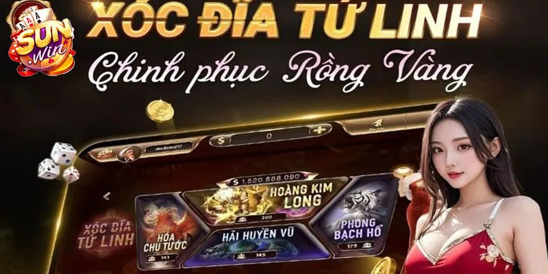 Sức hút của tựa game xóc dĩa tứ linh Sunwin